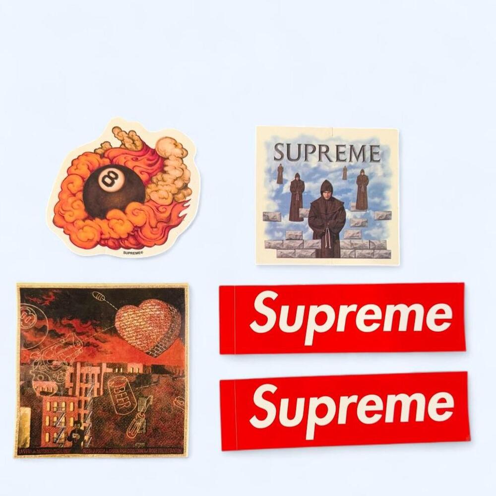 Supreme Rare Sticker Lot – 5 Stickers